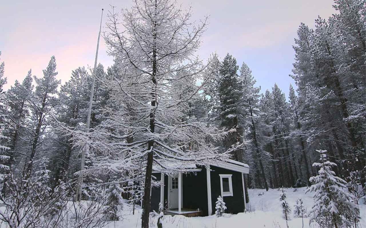 فيلا Arctic Island - Remote Island, Reachable Only By Boat Or Snowmobile Kurravaara المظهر الخارجي الصورة
